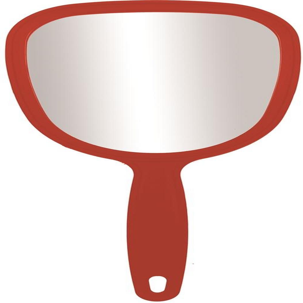 1-Sided Handheld Mirror Red