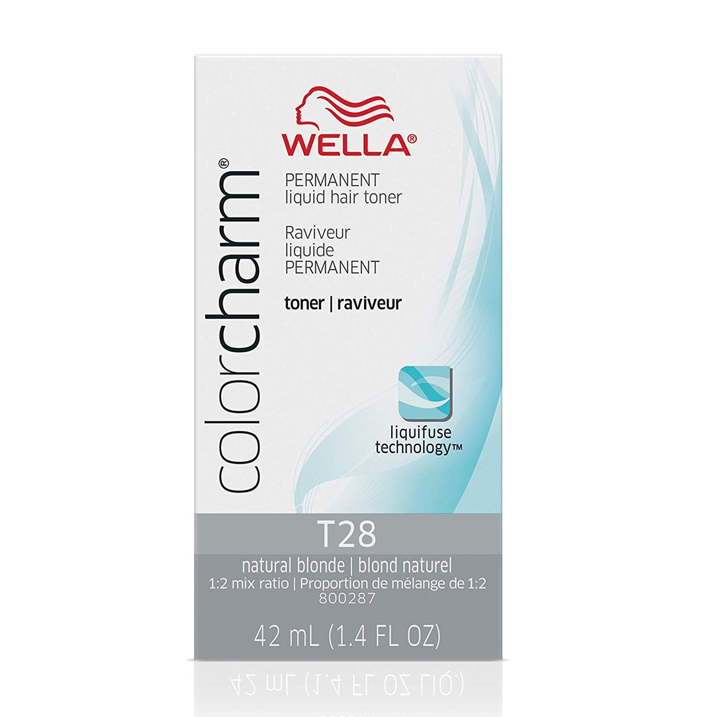 Wella Color Charm Permanent Liquid Hair Toner T28 Natural Blonde 1.4 Oz.