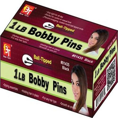 1 Lb Bobby Pins Box 2" Black