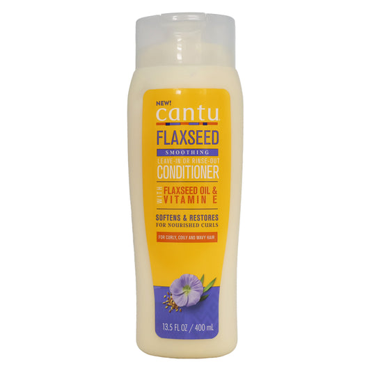 Cantu Flaxseed Smoothing Leave In Conditioner, 13.5 Oz.