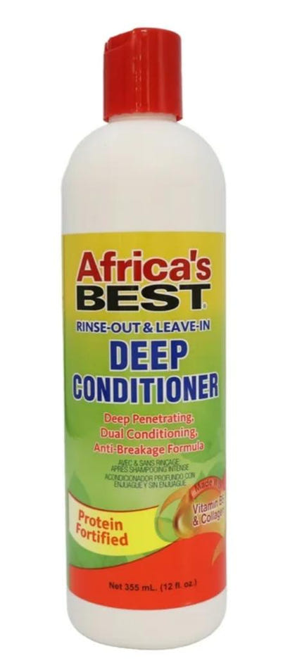 Africa's Best deep conditioner bottle on a white background
