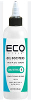 Bottle of Eco Style Gel Boosters Curl Revival on a white background