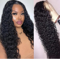 10a 180% 13+4 lace frontal wig water wave wave 1b