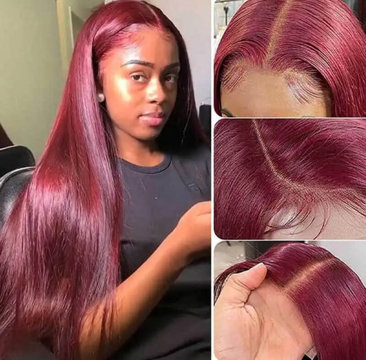 13x4 lace frontal 180% density wig 99j straight/body wave/deep wave n water wave