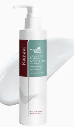 Karseell Repair Protein Cream Leave-In Conditioner Hair Treatment Herbal Extract Organic Protein Cream for Dry Damaged Hair