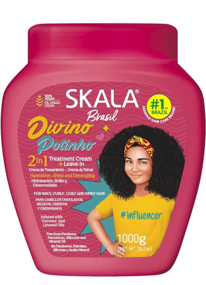 Skala Brasil hair care product with a woman's face on the label