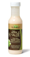 Bottle of Taliah Waajid Green Apple & Aloe conditioner on a white background