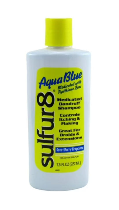 Shampoo bottle with yellow label on a white background