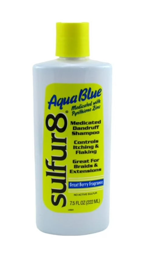 Shampoo bottle with yellow label on a white background