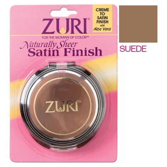 Zuri Satin Finish Powder Suede